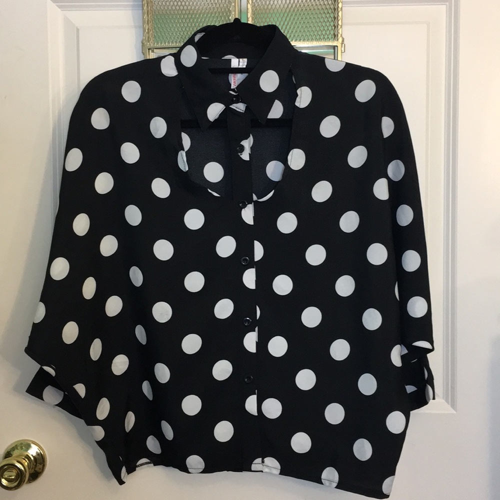 Love Culture Polk Dot Top